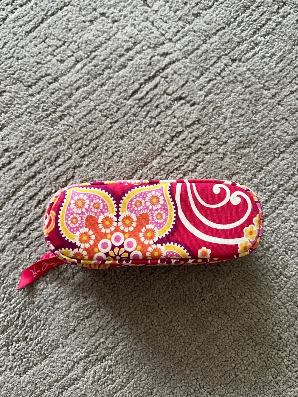 Vera Bradley Pink Floral Paisley Eyeglass Case